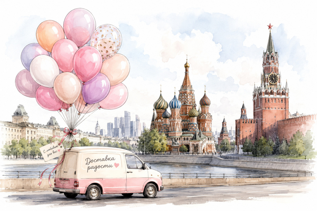 Рейтинг доставок воздушных шаров в Москве 2026: выбираем лучших