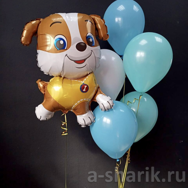Воздушные шары "Композиция из шаров Крепыш" - фото