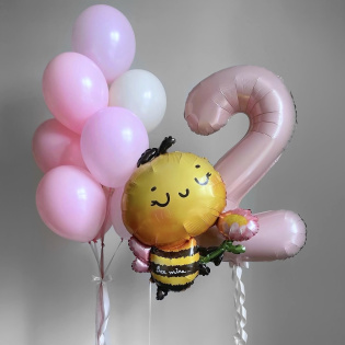 картинка Воздушные шары с гелием «Солнечное настроение» магазин Одежда+ являющийся официальным дистрибьютором в России 