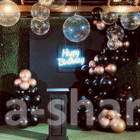 Гирлянда из шаров Happy birthday