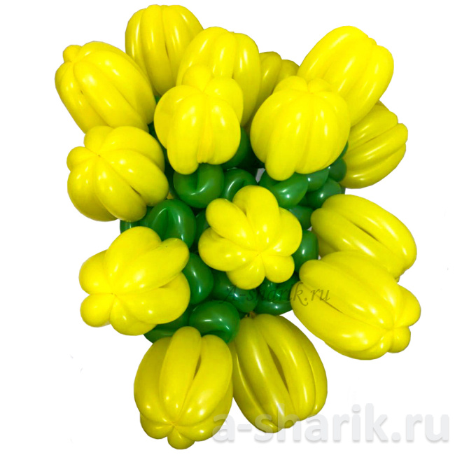 15 тюльпанов из шариков