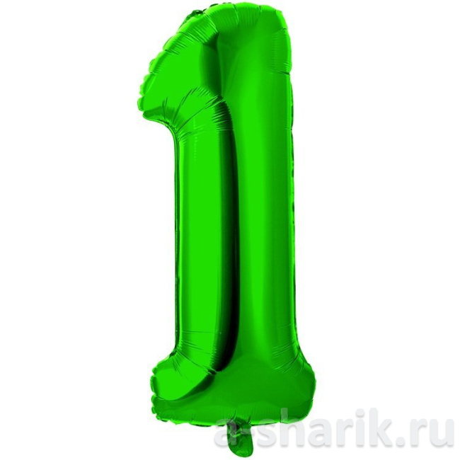 Шар-цифра Ярко-зеленая