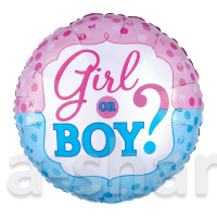 Фольгированный шар Girl or Boy