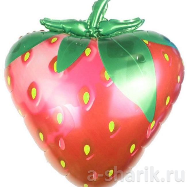 Воздушные шары "Фольгированный шар Клубника" - фото