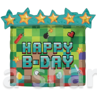Фольгированный шар – фигура HAPPY B-DAY