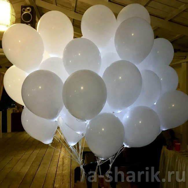 Воздушные шары "Шары со светодиодами 70 штук" - фото