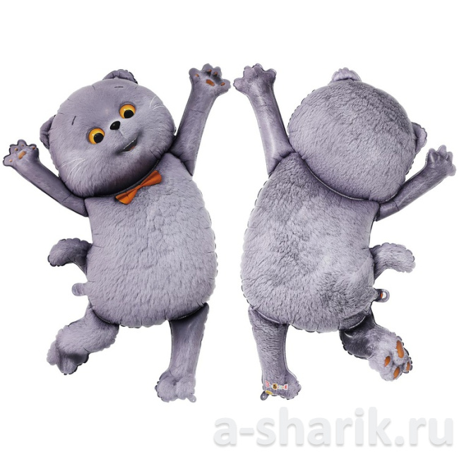 Фольгированный шар-фигура Кот Басик