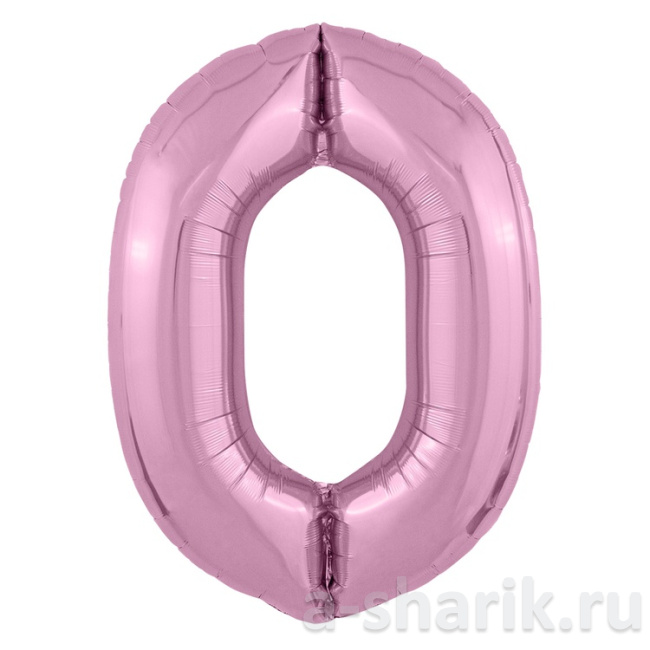 Шар-цифра из фольги Лиловая