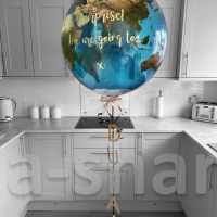 Шар Bubble с индивидуальной надписью Земля