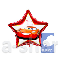 Фольгированный шар Happy birthday на палочке