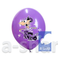 Латексные шары Disney Финес и Ферб