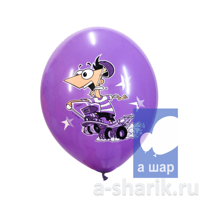 Латексные шары Disney Финес и Ферб