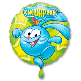 картинка Фольгированный шар "Смешарики Крош" магазин Одежда+ являющийся официальным дистрибьютором в России 