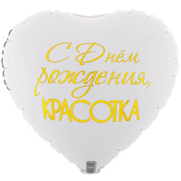 Фольгированный шар С Днём рождения, красота