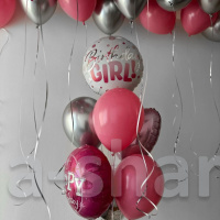 Элегантный и праздничный набор воздушных шаров Birthday Girl