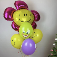 Комплект шаров Смайлики