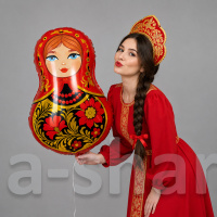 Фольгированный шар Матрешка