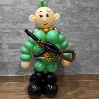 Фигура из шаров Солдат