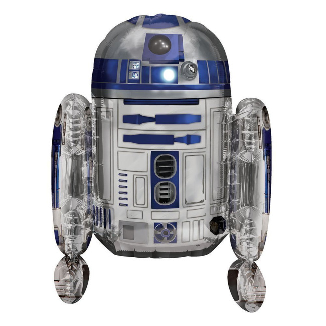 Воздушные шары "Фольгированная фигура Робот R2D2" - фото