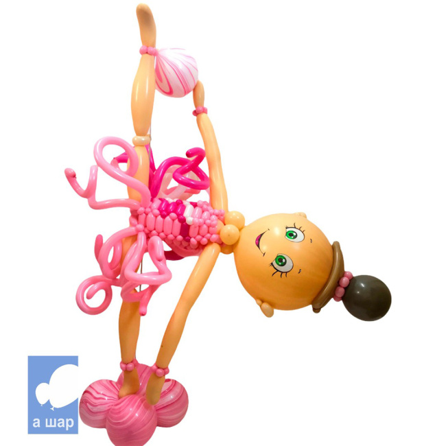 Фигура из шаров Гимнастка