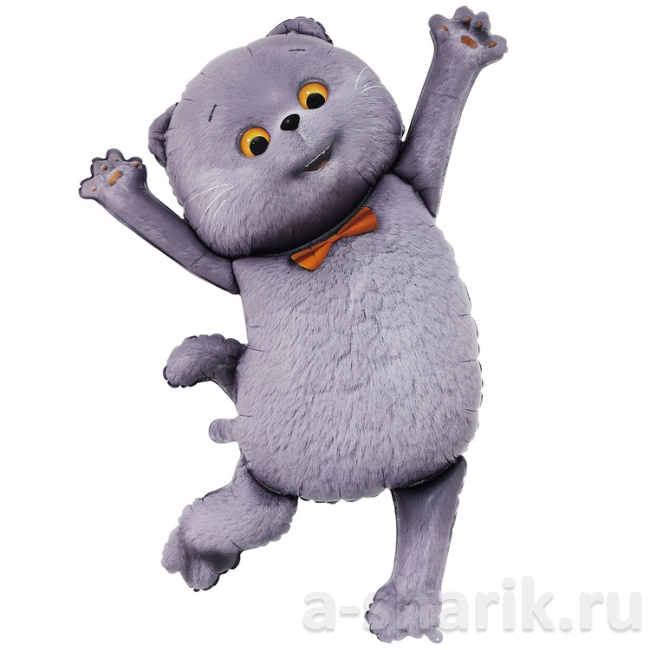 Фольгированный шар-фигура Кот Басик