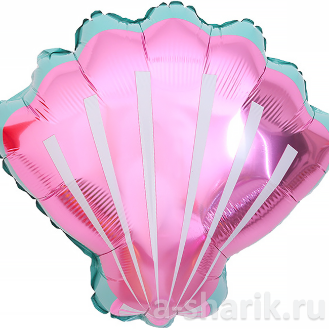 Фольгированный мини-шарик Морская ракушка