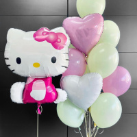 Воздушные шары для детского праздника Hello Kitty