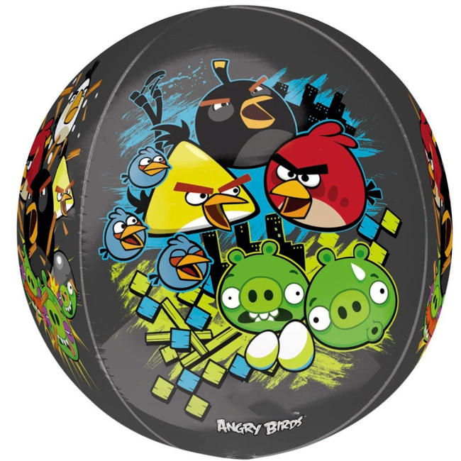 Воздушный шар 3D сфера Angry Birds