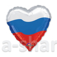 Фольгированные шары Триколор Сердце