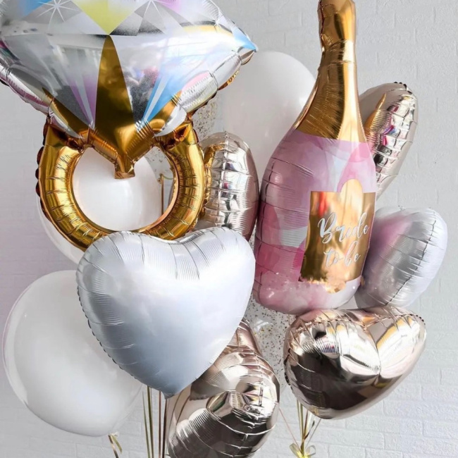 Воздушные шары "Набор гелиевых шаров Девичник" - фото