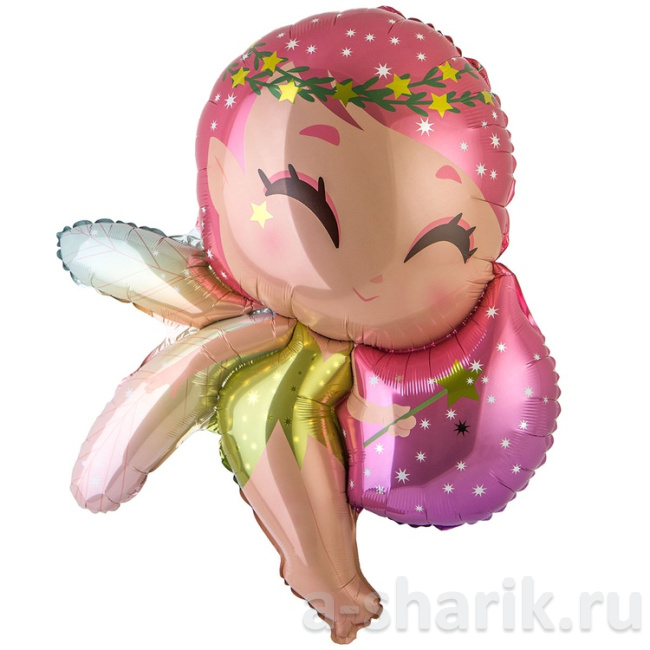 Фигурный шар Фея в салатовом платье