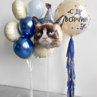 Набор воздушных шаров Ворчливый кот