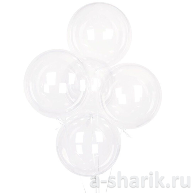 Воздушные шары "Шар bubble, 45 см (гелий)" - фото