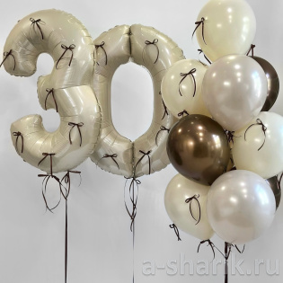 Воздушные шары с гелием «Праздничный дуэт»