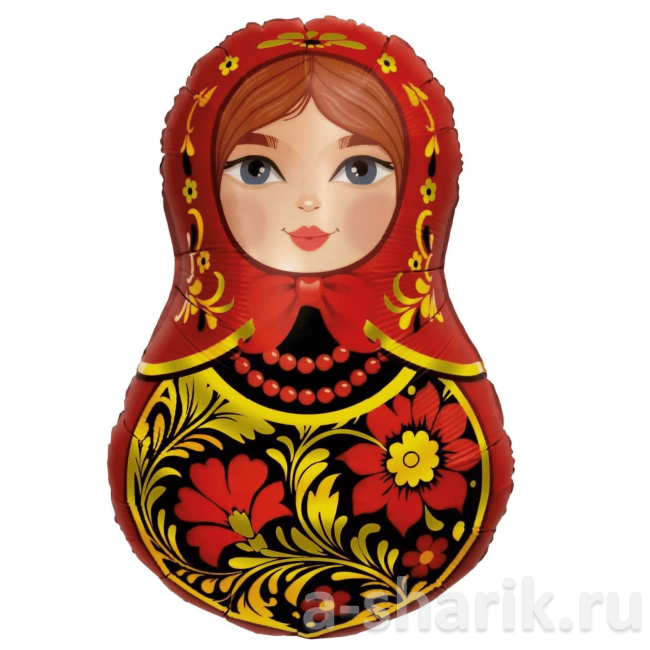 Фольгированный шар Матрешка