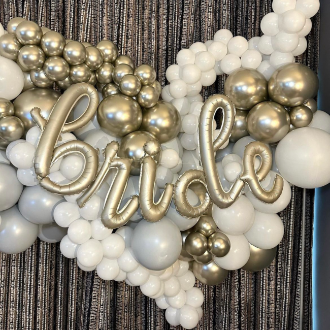 Оформление шарами Bride