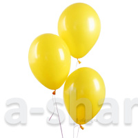 Латексный шар с гелием Жёлтый
