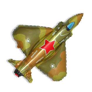 картинка Фольгированные шары "Истребитель" Военный магазин Одежда+ являющийся официальным дистрибьютором в России 